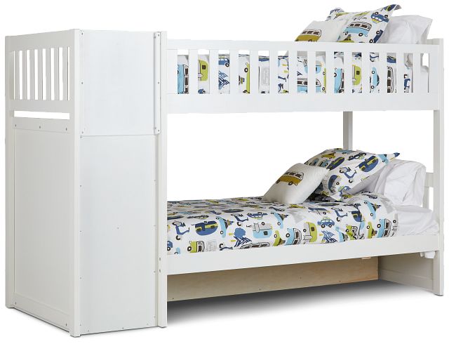 Bailey White Storage Bunk Bed