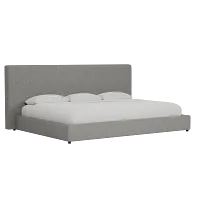 Grayton Linen 54" Upholstered Platform Bed