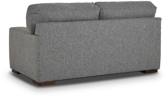 Veronica Dark Gray Down Loveseat