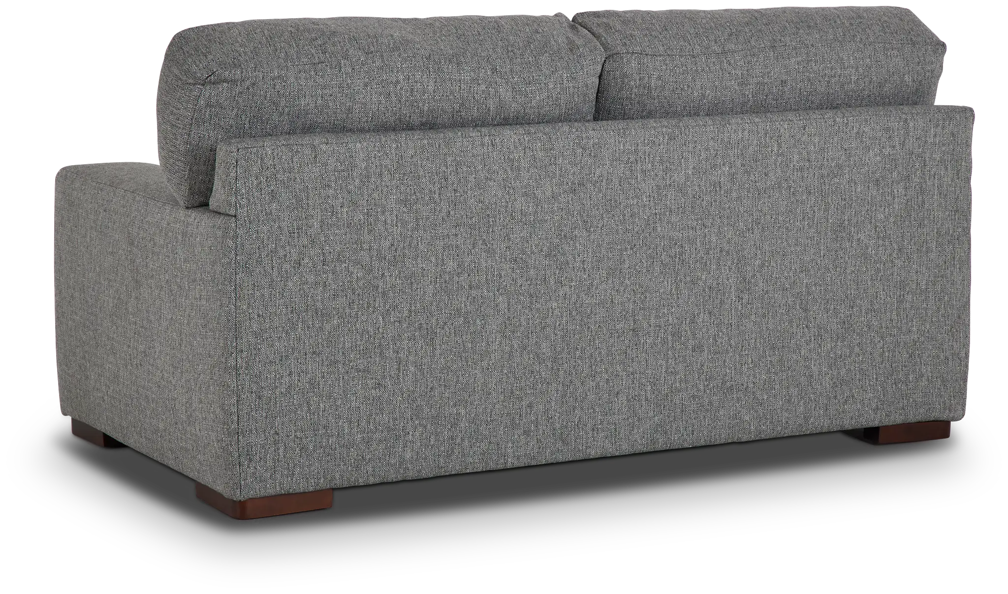 Veronica Dark Gray Down Loveseat Veronica Dark Gray Down Loveseat