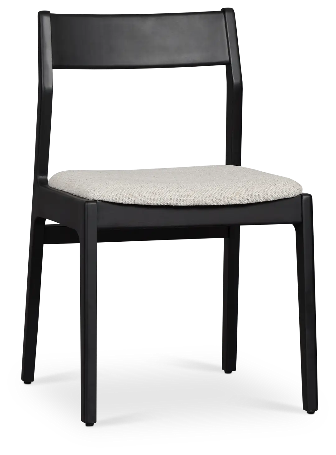 Santorini Black Upholstered Side Chair Santorini Black Upholstered Side Chair