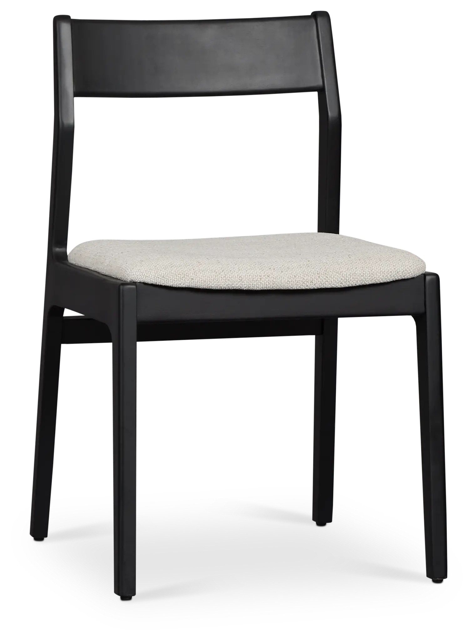 Santorini Black Upholstered Side Chair Santorini Black Upholstered Side Chair