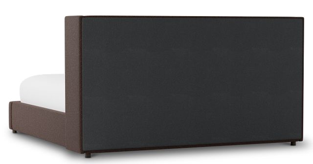 Captiva Elite Dark Brown 48" Upholstered Shelter Bed