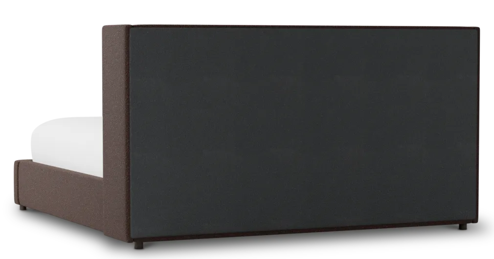 Captiva Elite Dark Brown 48" Upholstered Shelter Bed