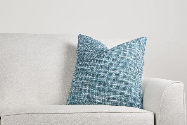 Sutton Teal 20" Accent Pillow