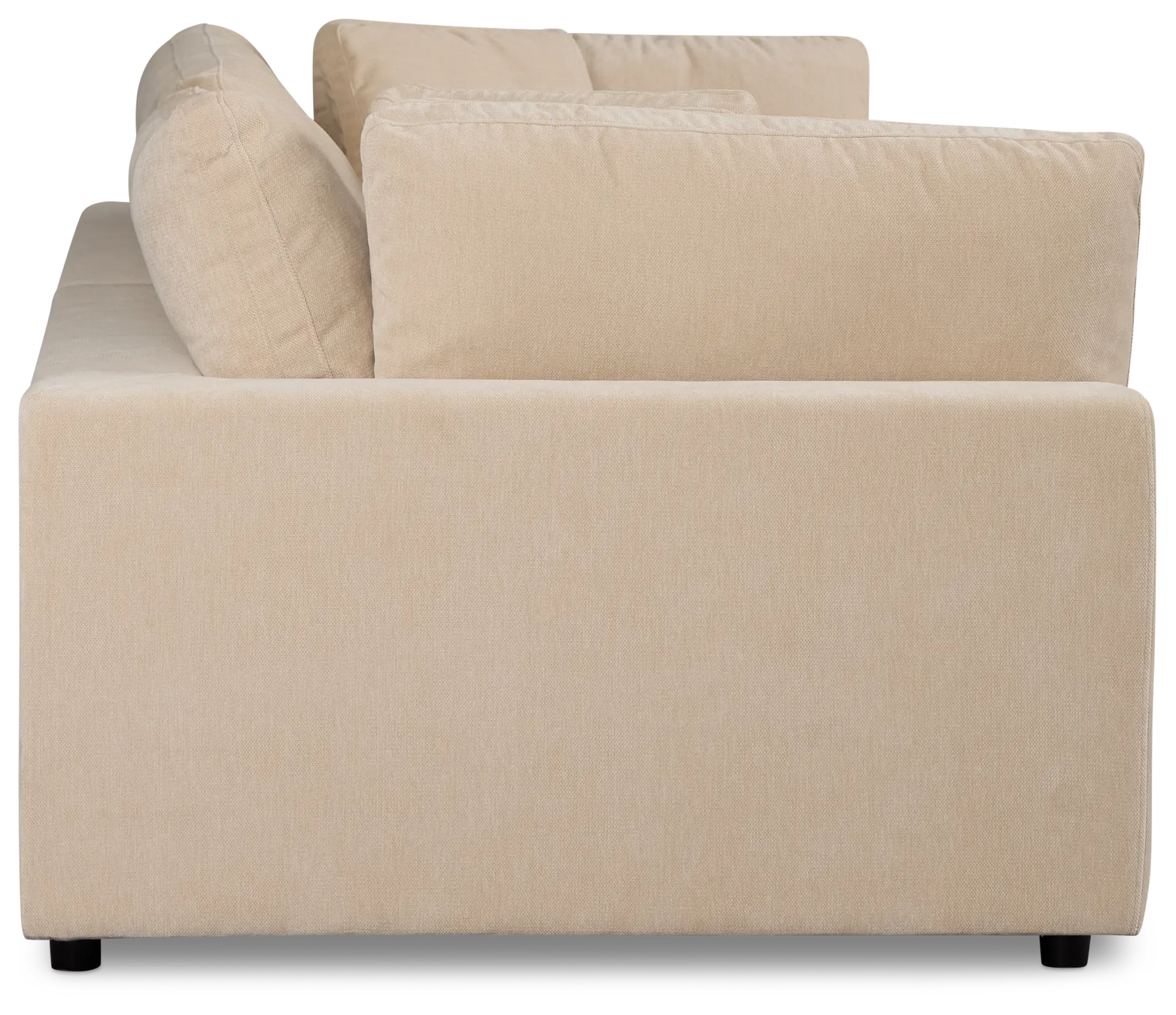 Lounge Light Beige Fabric 2 Piece Modular Sofa Lounge Light Beige Fabric 2 Piece Modular Sofa