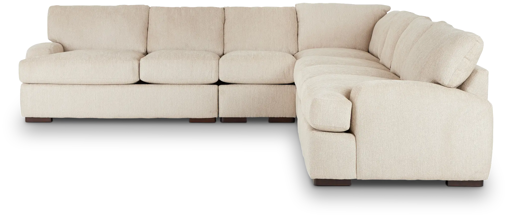 Alpha Beige Fabric Large Two-arm Sectional Alpha Beige Fabric Large Two-arm Sectional