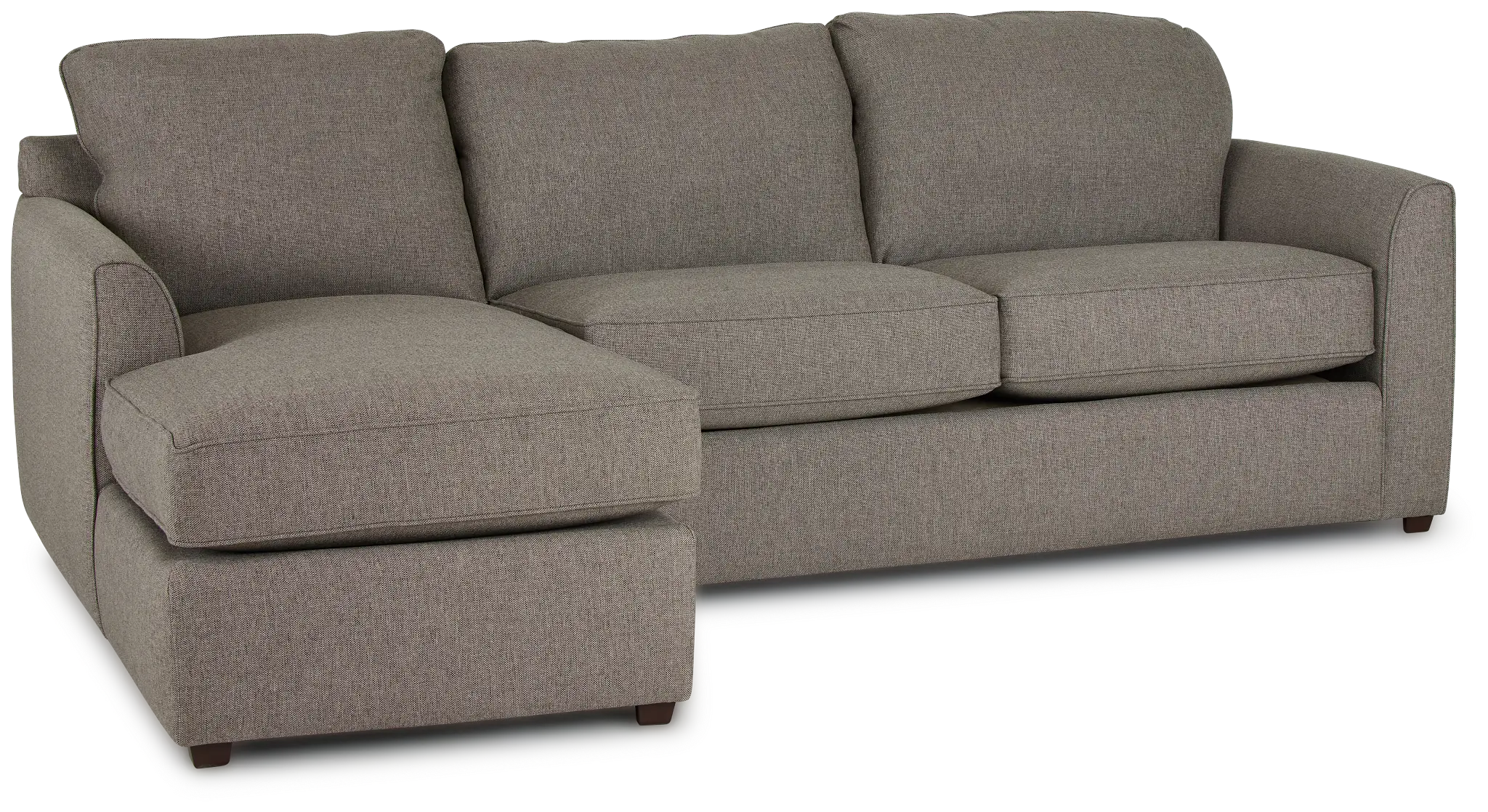 Asheville Brown Fabric Left Chaise Sectional Asheville Brown Fabric Left Chaise Sectional