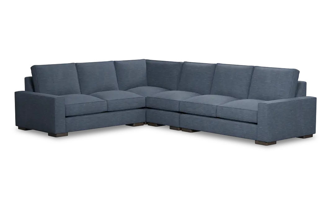 Edgewater Elevation Dark Blue Medium Two-arm Sectional Edgewater Elevation Dark Blue Medium Two-arm Sectional