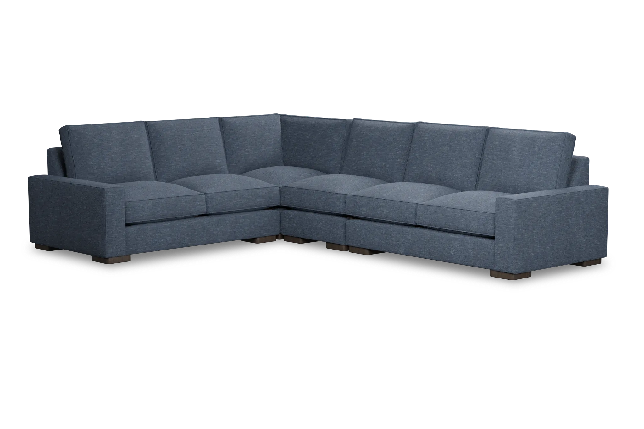 Edgewater Elevation Dark Blue Medium Two-arm Sectional