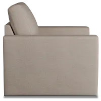 Citymod Beige Fabric Swivel Chair