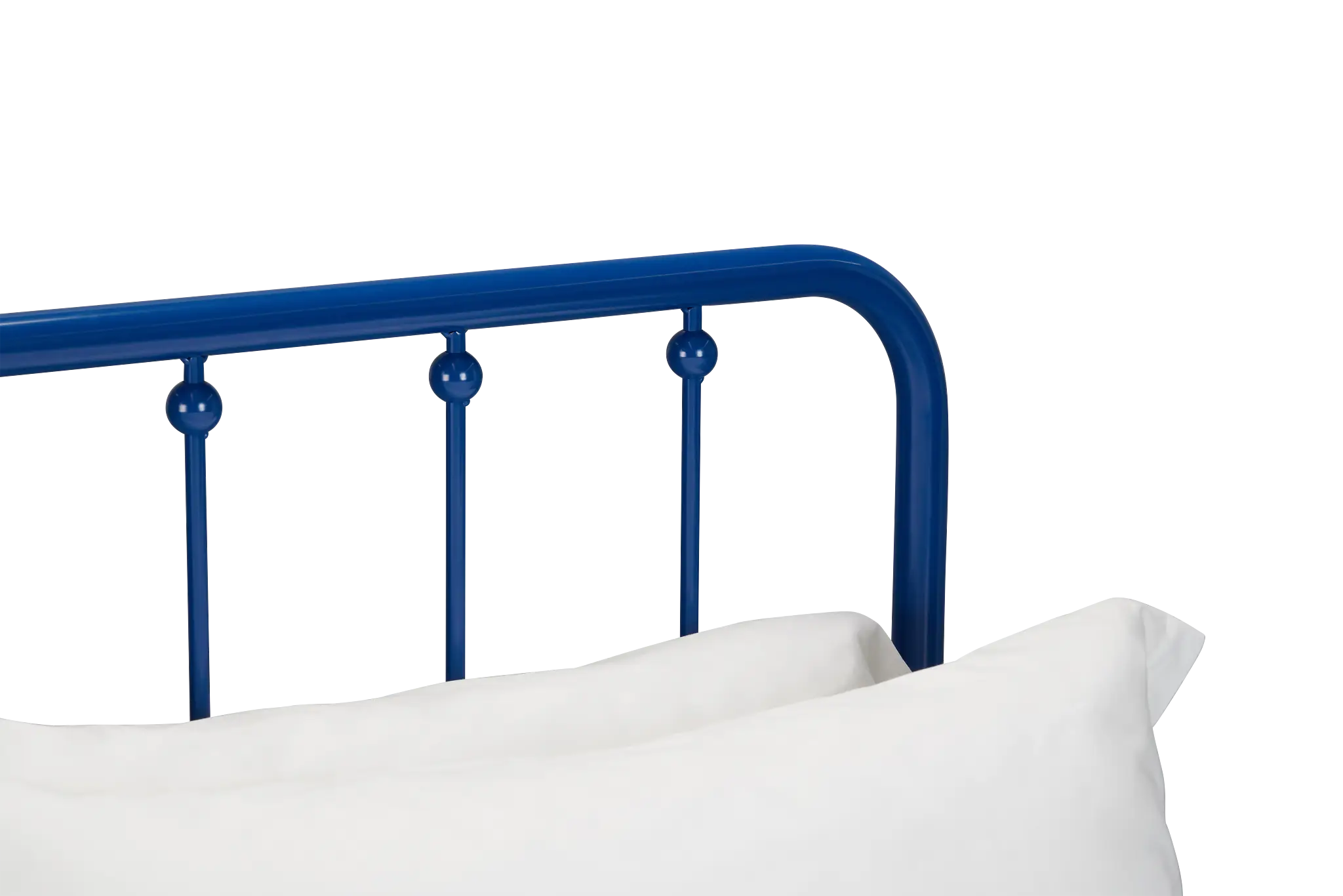 Rory Blue Metal Panel Bed Rory Blue Metal Panel Bed