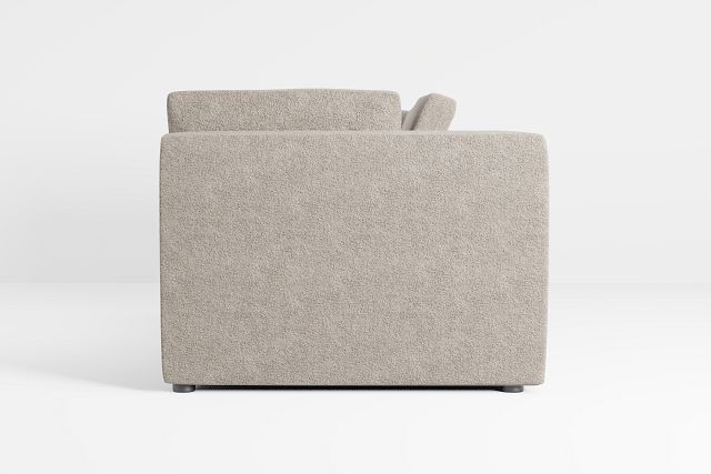 Destin Elite Brown Fabric 2 Piece Modular Sofa