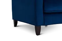 Royale Blue Fabric Accent Chair