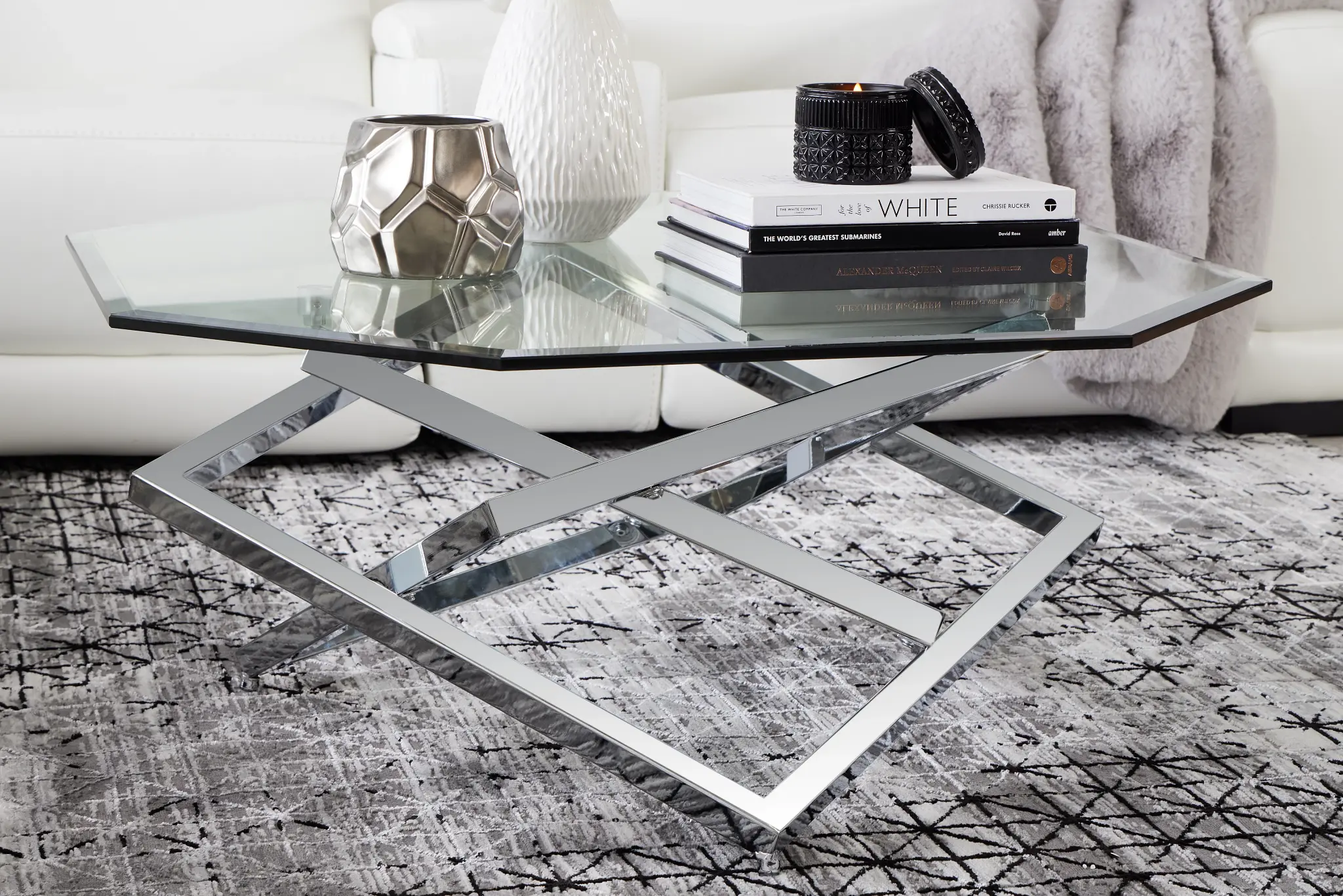 Royce Glass Coffee Table Royce Glass Coffee Table