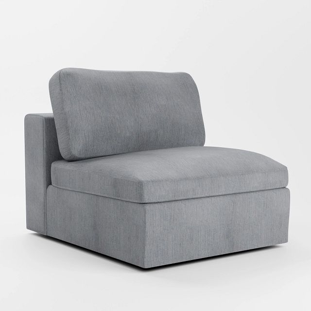 Destin Revenue Gray Fabric Swivel Chair