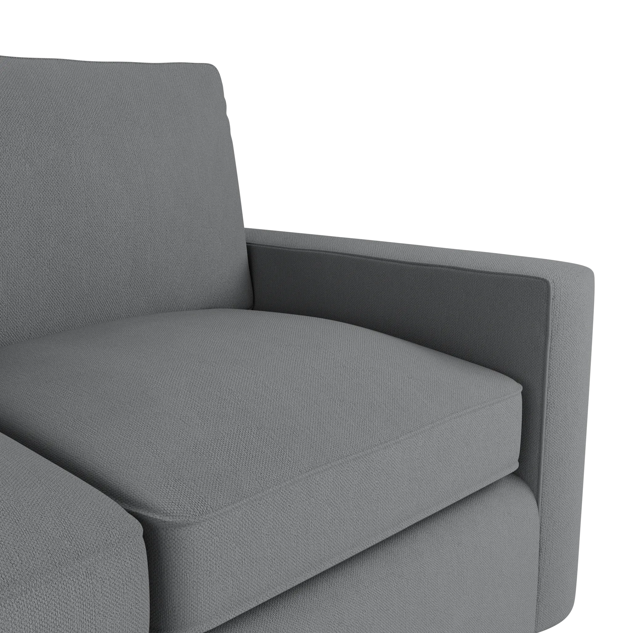 Siesta Revenue Gray Fabric Loveseat Siesta Revenue Gray Fabric Loveseat