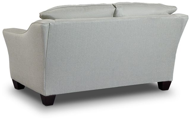 Avery Light Green Fabric Loveseat