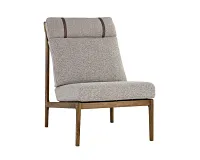 Paulet Gray Fabric Accent Chair