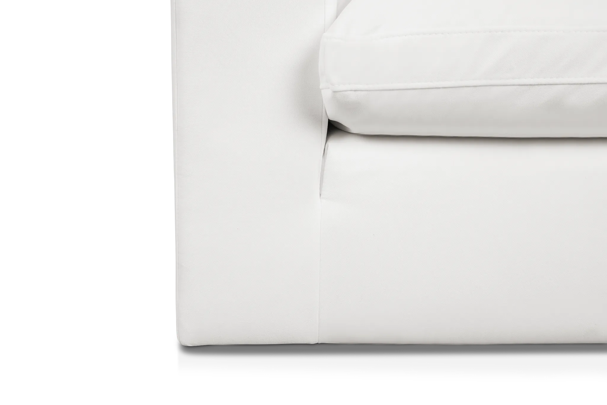 Nixon White Fabric Chair