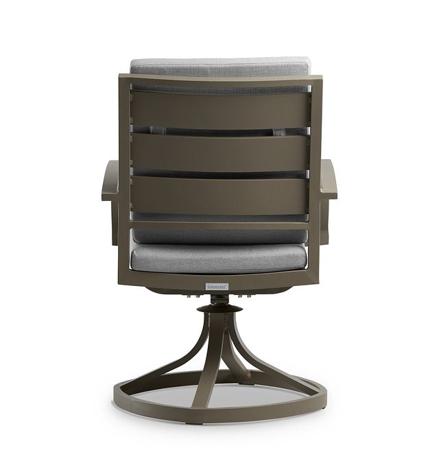 Raleigh Gray Swivel Arm Chair (4)