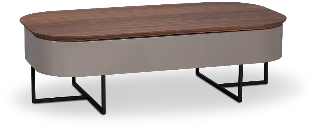 Harlan Gray Rect Coffee Table