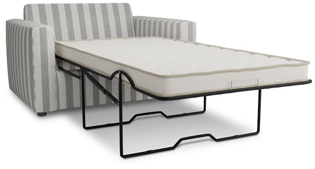 Siesta Sea Lane Dark Gray Fabric Innerspring Sleeper