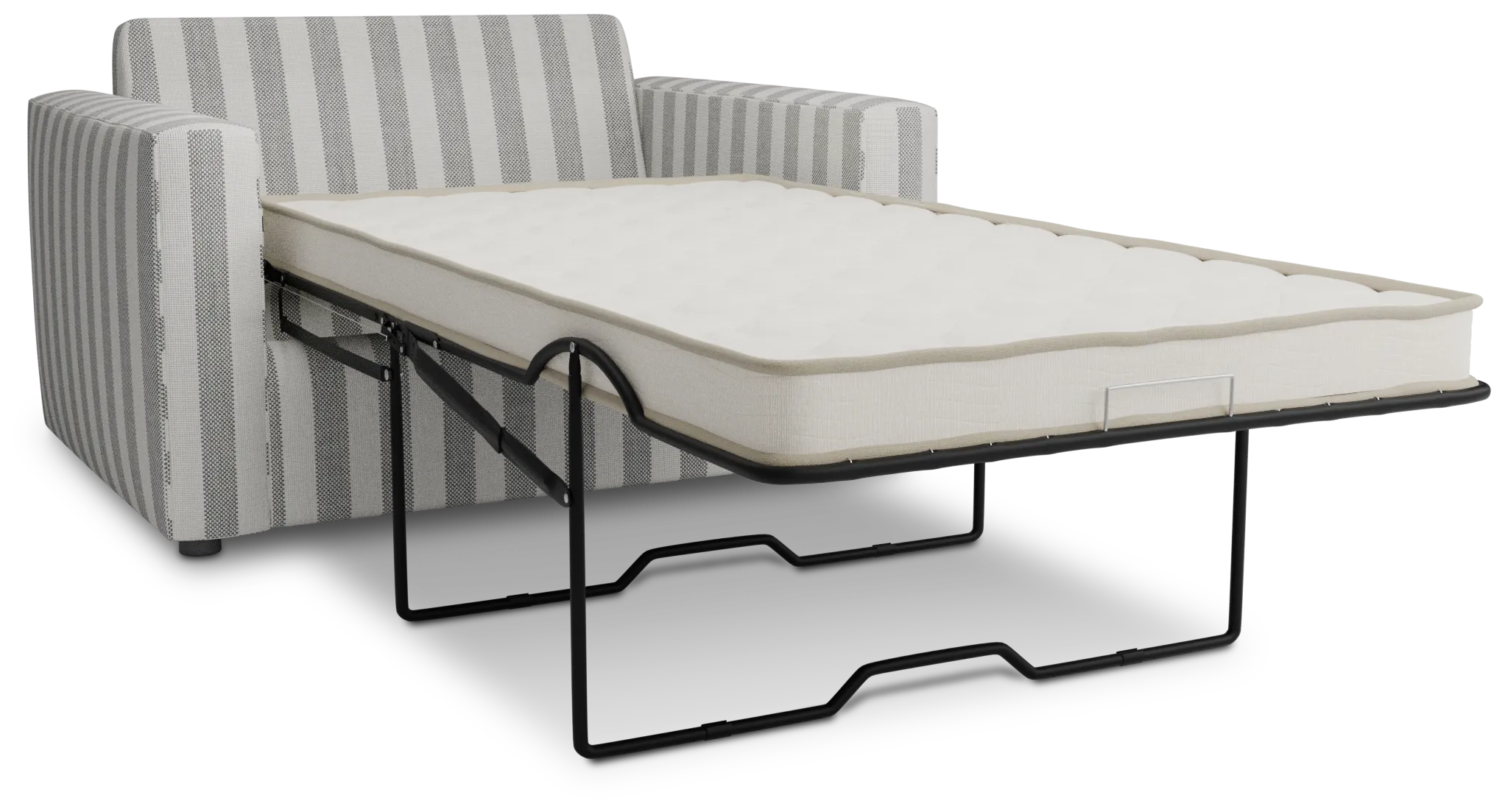 Siesta Sea Lane Dark Gray Fabric Innerspring Sleeper