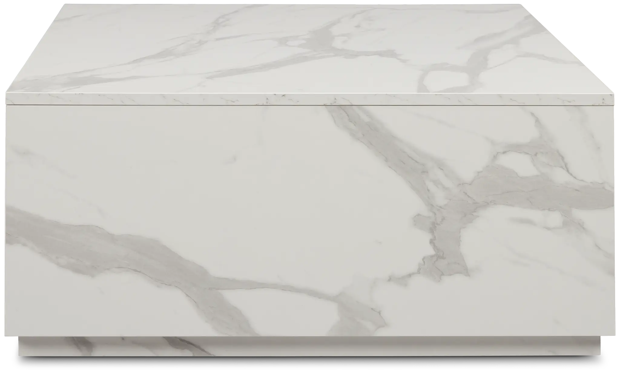 Modena White Square Coffee Table Modena White Square Coffee Table