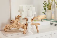 Brock White 13" Candle Holder