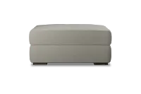 Edgewater Elite Gray Ottoman