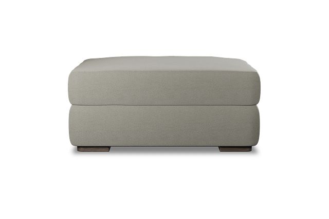 Edgewater Elite Gray Ottoman