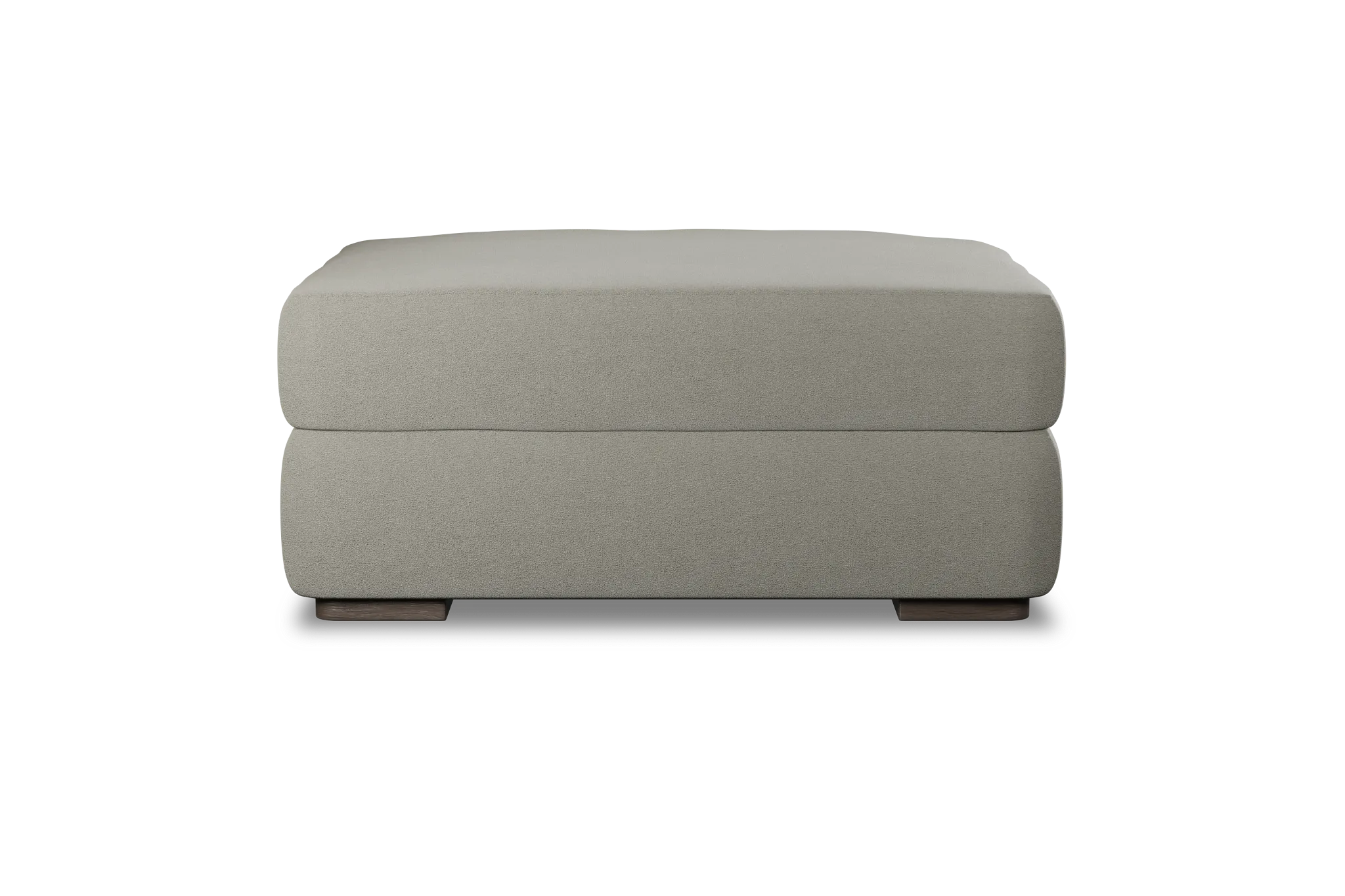 Edgewater Elite Gray Ottoman