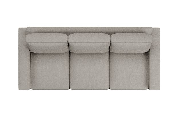 Edgewater Revenue Beige 96" Sofa W/ 3 Cushions