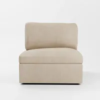 Destin Peyton Beige Fabric Swivel Chair
