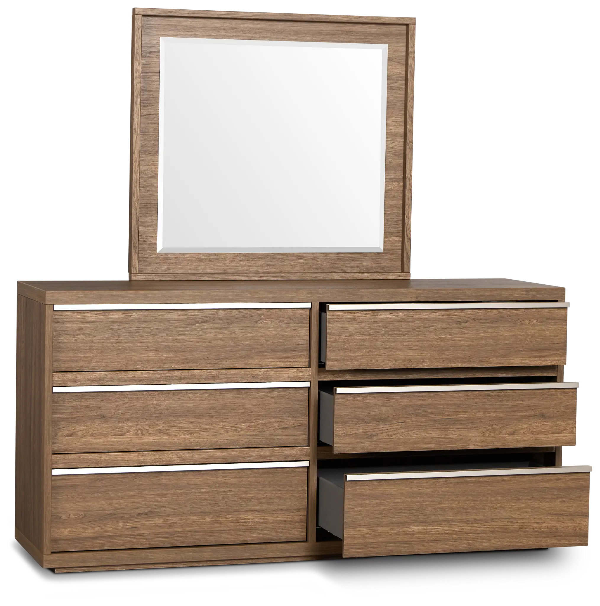 Capraia Dark Tone Dresser & Mirror Capraia Dark Tone Dresser & Mirror
