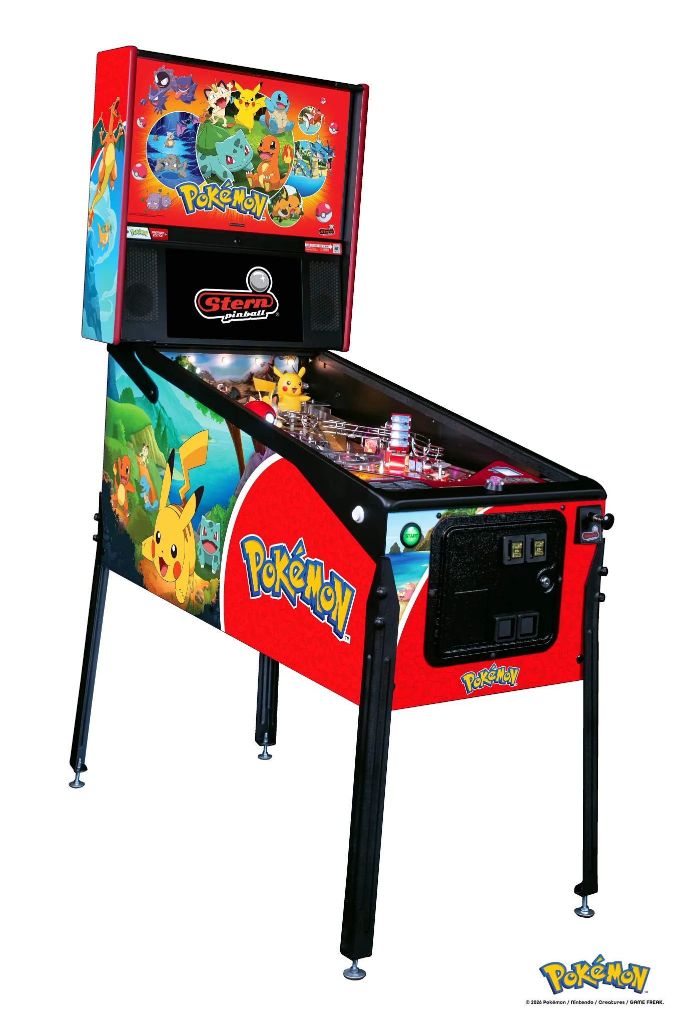 Pokemon Premium Pinball Machine