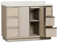 Capraia Light Tone 48" Single Bathroom Vanity