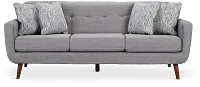 Raya Light Gray Fabric Sofa