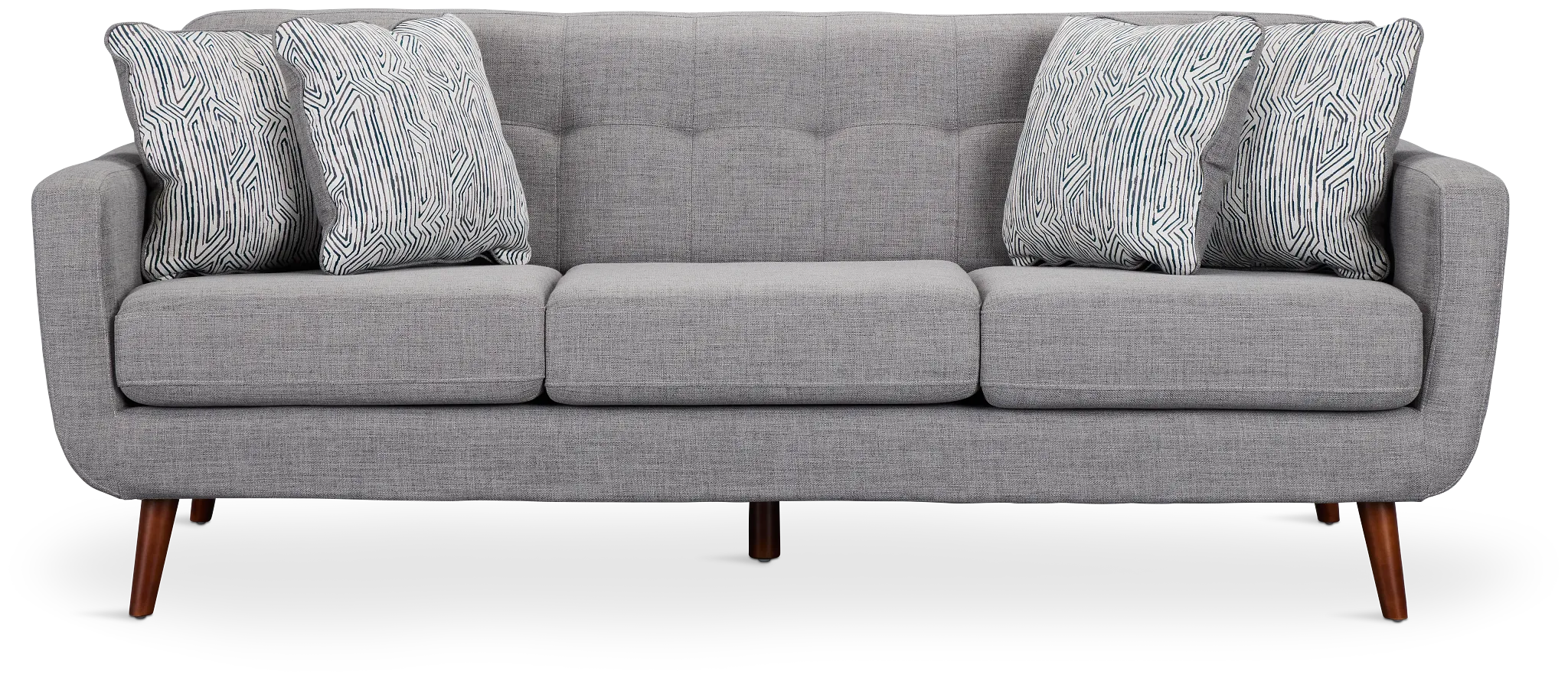 Raya Light Gray Fabric Sofa