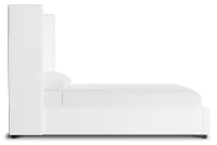 Captiva Peyton White 60" Upholstered Shelter Bed