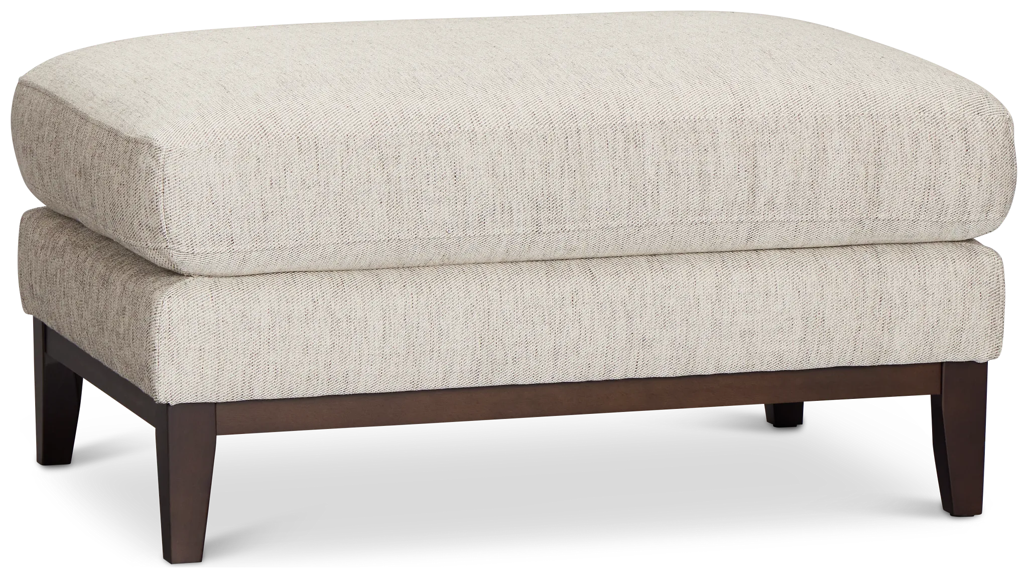 Wesley Gray Fabric Ottoman