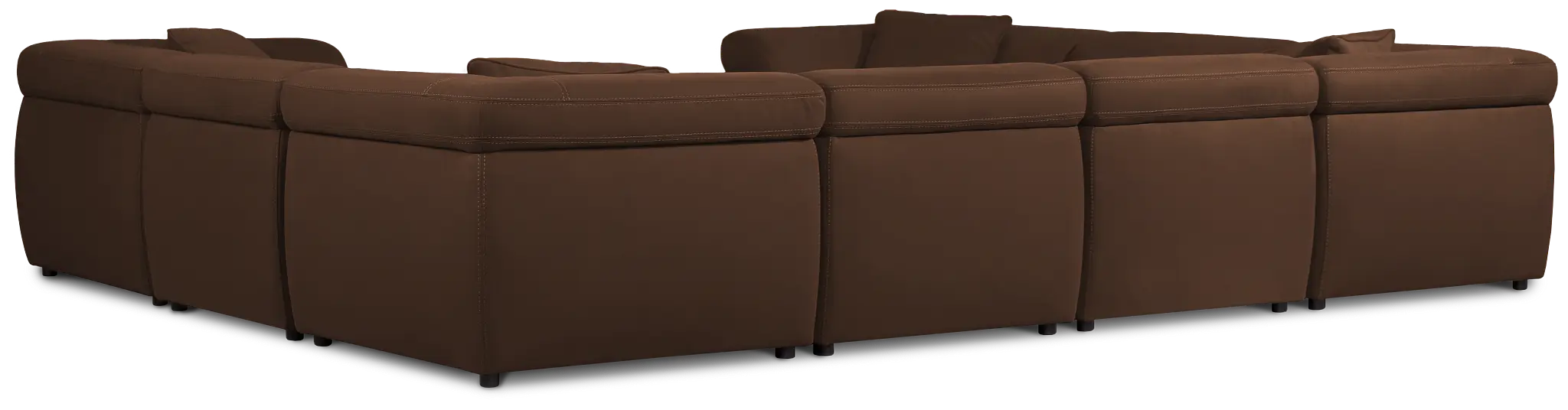 Aria Dark Brown Micro 10-piece Modular Sectional Aria Dark Brown Micro 10-piece Modular Sectional