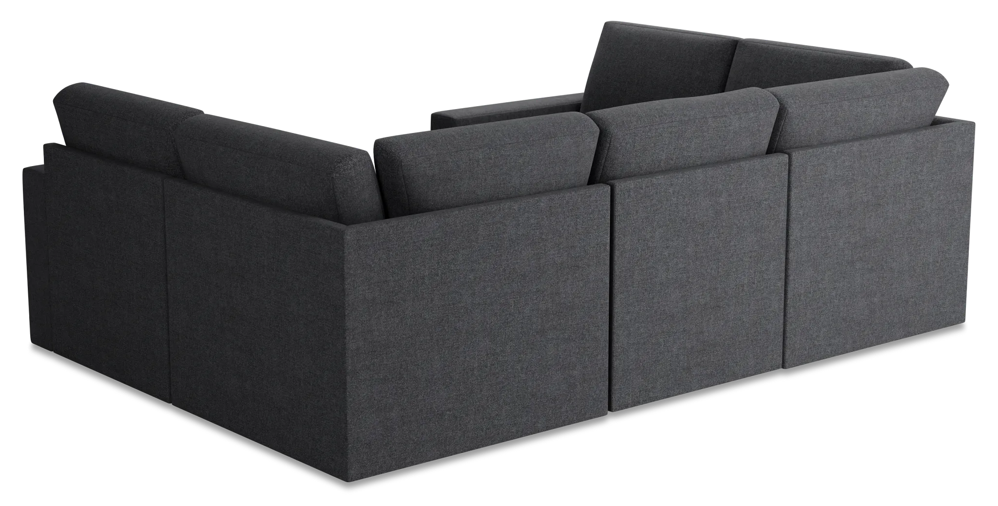 Citymod Dark Gray Fabric 6-piece Pit Sectional