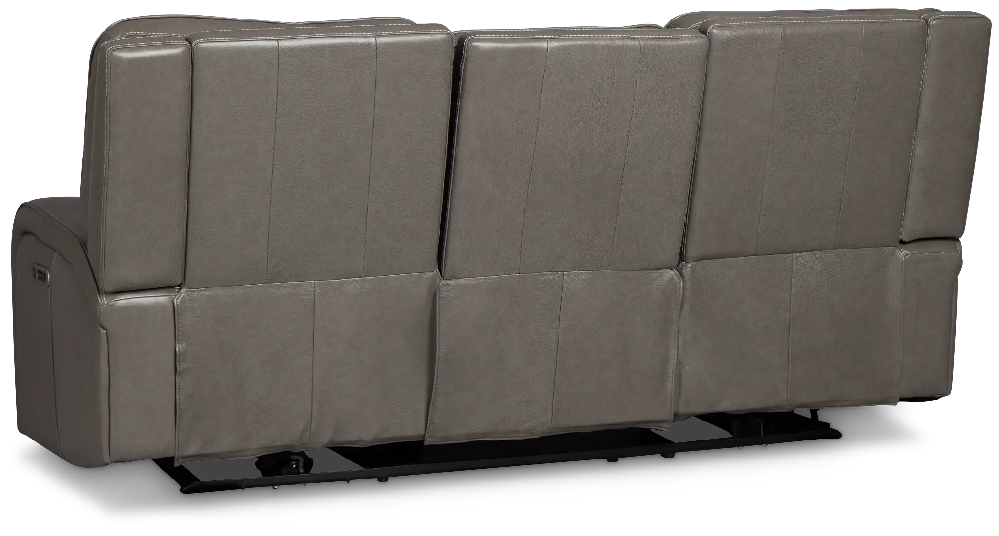 Jasper Gray Leather Power Reclining Sofa Jasper Gray Leather Power Reclining Sofa