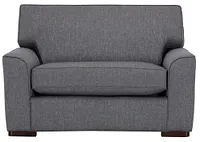 Austin Blue Fabric Memory Foam Sleeper