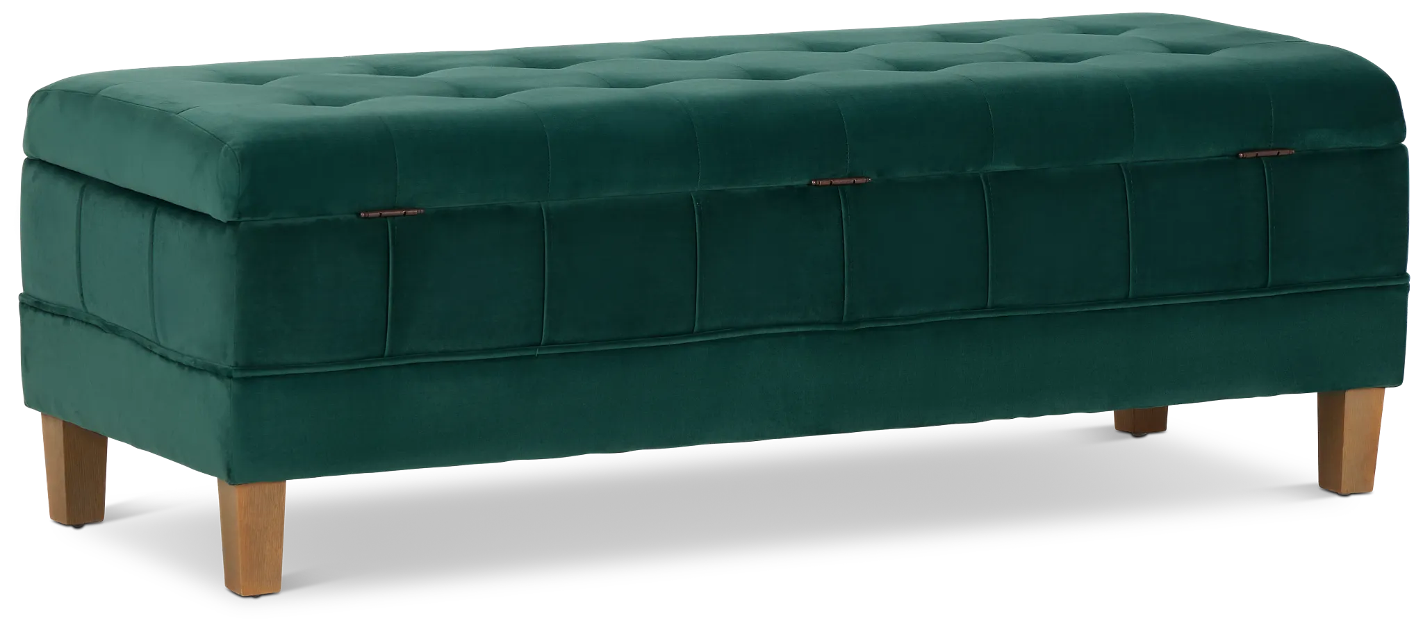 Crosby Green Storage Bench