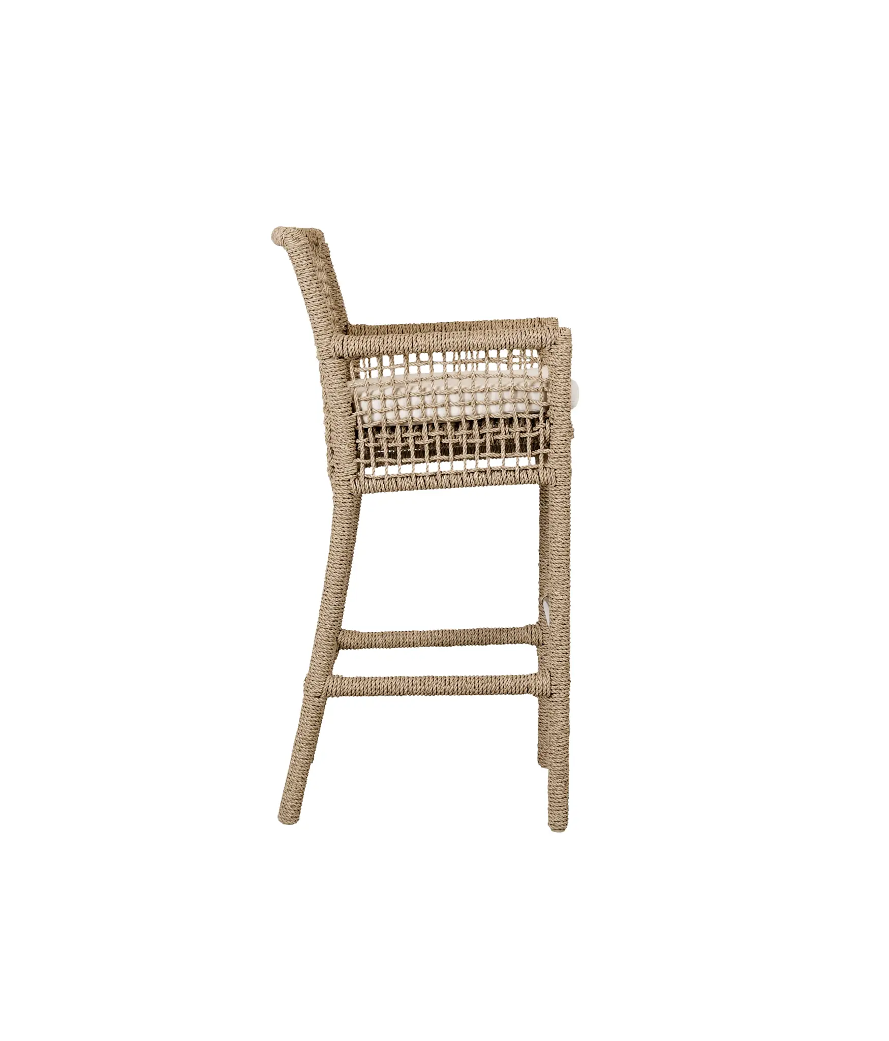 Ryan Light Beige Woven 30" Barstool Ryan Light Beige Woven 30" Barstool