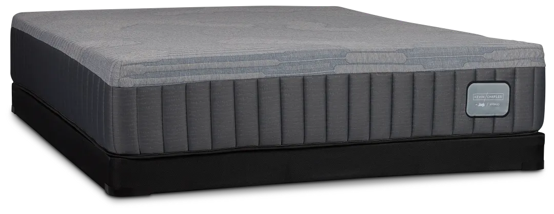 Kevin Charles By Sealy Hybrid Medium Low-profile Mattress Set