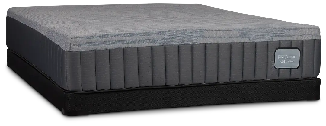 Kevin Charles By Sealy Hybrid Medium Low-profile Mattress Set Kevin Charles By Sealy Hybrid Medium Low-profile Mattress Set